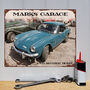 Personalised Own Car Photo Vintage Metal Tin Sign, thumbnail 1 of 12