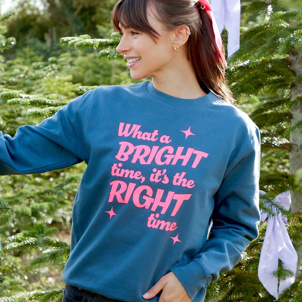 What A Bright Time Christmas Jumper, 1 of 4