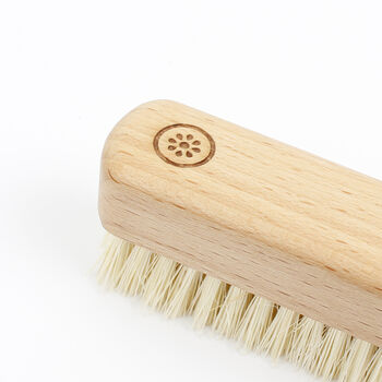 Sustainable Wood Small Nail Brush With Plant Bristles, 6 of 8