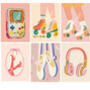 Set Of Six Hobbies Themed Print Bundle, thumbnail 5 of 5