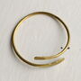 Brass Wrap Bracelet, thumbnail 3 of 7