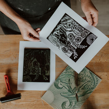 Introduction To Lino Printing Experience In Manchester, 2 of 6