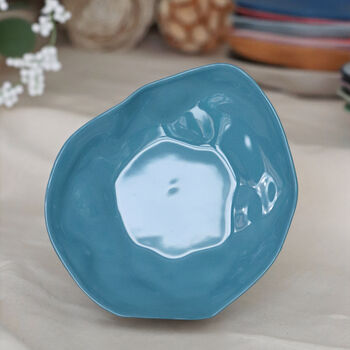 Leaf Shape Colourful Ceramic Plate Small, 8 of 12