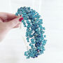 Turquoise Crystal Headpiece, thumbnail 4 of 5