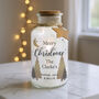 Christmas Tree LED Personalised Glass Jar, thumbnail 1 of 8