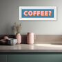 Panoramic Framed Coffee Print, thumbnail 4 of 12