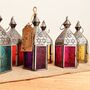 Moroccan Style Lantern Tea Light Holder Silver, thumbnail 1 of 8