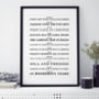 Personalised 'Your Memories Timeline' Print, thumbnail 3 of 10