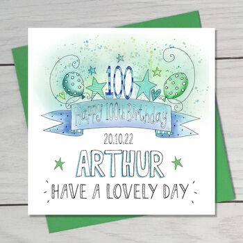 Happy 100th Birthday Card, 2 of 2