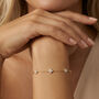 Gold Or Silver Flower Bracelet, Women's Jewellery, thumbnail 1 of 10