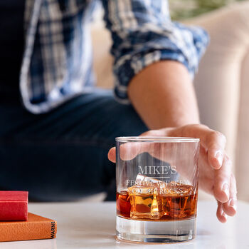 Personalised Whisky Tumbler Glass For Him, 2 of 5