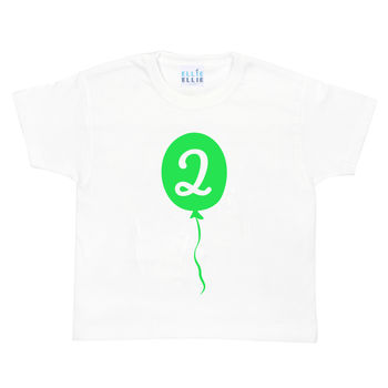 Children's Balloon Birthday Tshirts, 4 of 8