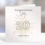 Long Service Work Anniversary Card, thumbnail 2 of 3