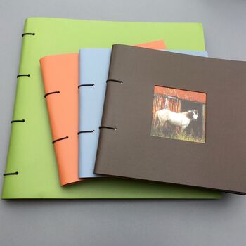 Personalised Leather Photo Album Frame Fronted, 2 of 9