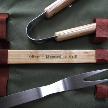 Personalised BBQ Tool Set, 5 of 5