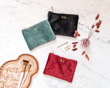 Personalised Velvet Coin Purse, 9 of 12