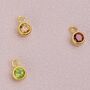 Gold Plated Birthstone Charms, thumbnail 6 of 6