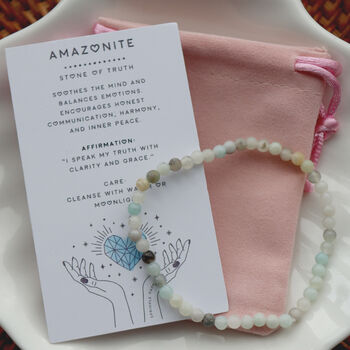 Amazonite Crystal Bracelet – Courage And Truth, 4 of 6