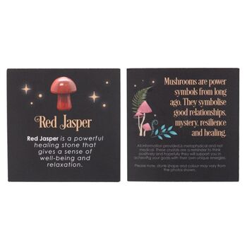 Magical Red Jasper Crystal Mushroom, 3 of 3