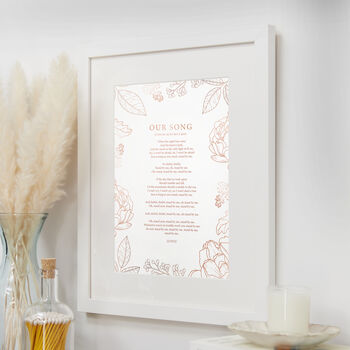 Personalised 'Use Your Own Words' Abstract Design Print, 6 of 10