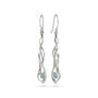 Aqua Chalcedony Drop Earrings, thumbnail 3 of 4