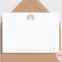 Pastel Rainbow Note Cards With Recycled Envelopes, thumbnail 1 of 7