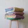 Handwoven Cotton Sofa Throw Blanket, thumbnail 3 of 12