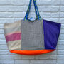 Vintage Ikea Bag Purples / Pinks / Patchwork, thumbnail 4 of 9