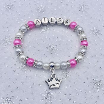 Personalised Princess Or Fairy Charm Bracelet, 2 of 12