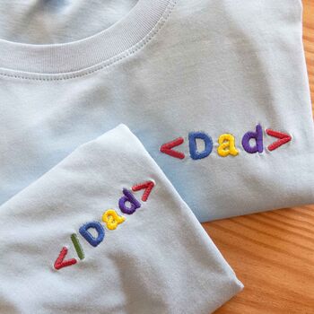 Personalised Daddy And Child Matching T Shirts Gift, 2 of 3