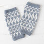 Mirror Knitted Wrist Warmers, thumbnail 5 of 10