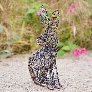 Hare Wire Garden Ornament, 5 of 6
