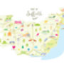 Personalised Suffolk Map: Add Favourite Places, thumbnail 3 of 4