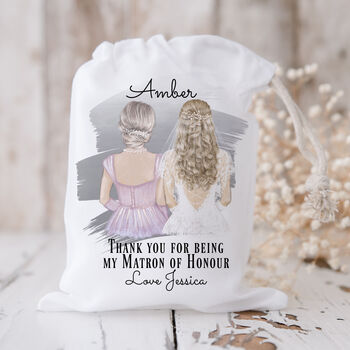 Personalised Bridesmaid Or Maid Of Honour Gift Bag, 6 of 9