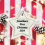 Personalised Baby's 1st Christmas Star Bauble, thumbnail 4 of 7