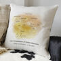 Personalised Golden Anniversary Constellation Cushion, thumbnail 2 of 2