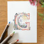 Glastonbury Festival G Letter Print, thumbnail 5 of 6