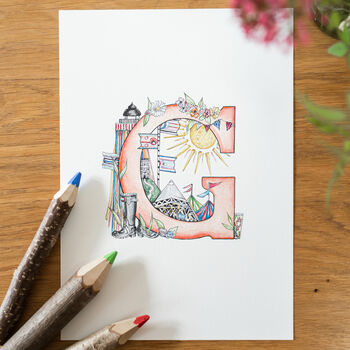 Glastonbury Festival G Letter Print, 5 of 6