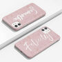 Personalised Dusty Pink Sketch Phone Case, thumbnail 5 of 6