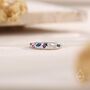 Sterling Silver Multicolour Confetti Cz Dome Ring, thumbnail 1 of 12