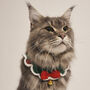 Crocheted Christmas Pet Collar, thumbnail 5 of 8