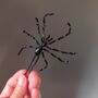 Handmade Spider Hair Pin In Black, thumbnail 7 of 9
