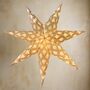 Deco Gold Glitter Paper Star Lantern – 60cm, thumbnail 1 of 4