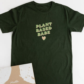 Plant Based Babe Cotton T Shirt, 2 of 6