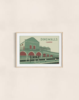 Dingwalls Nightclub London Travel Poster Art Print, 3 of 6