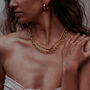 Olivia Rope Chain Necklace Gold Plated, thumbnail 8 of 11