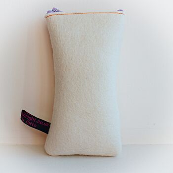 Personalised Super Dad Hand Embroidered Glasses Case – Custom Father’s Day Gift, 5 of 5