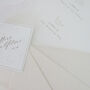 Letters For A Lifetime Wedding Letter Set, thumbnail 6 of 6