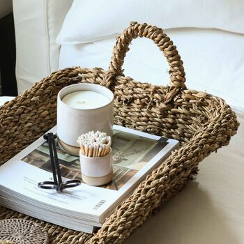 Chunky Seagrass Basket Tray, 2 of 2
