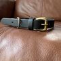 Handmade Buffalo Leather Dog Collar In Two Colours, thumbnail 5 of 6